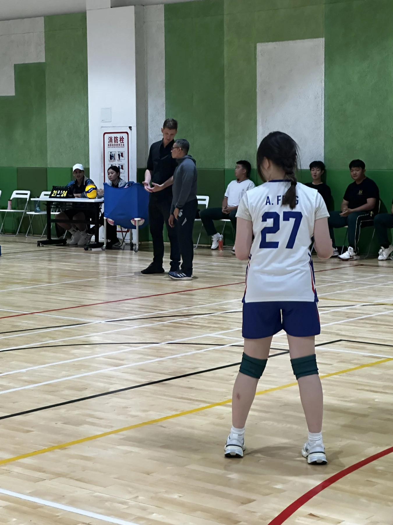 On court